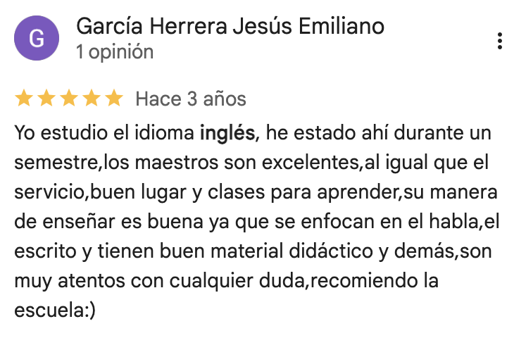 inglés